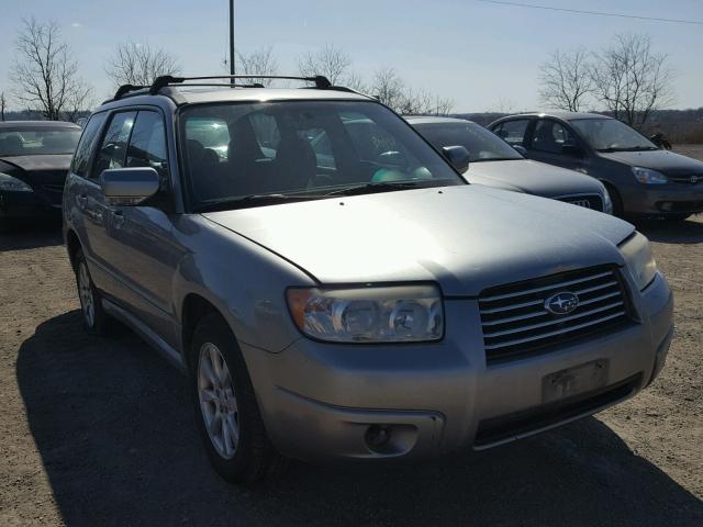 JF1SG65697H709712 - 2007 SUBARU FORESTER 2 GRAY photo 1