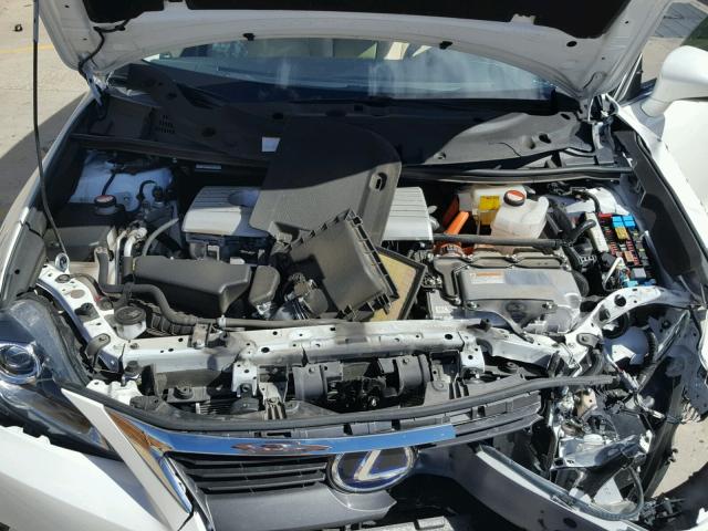 JTHKD5BH4F2250320 - 2015 LEXUS CT 200 WHITE photo 7