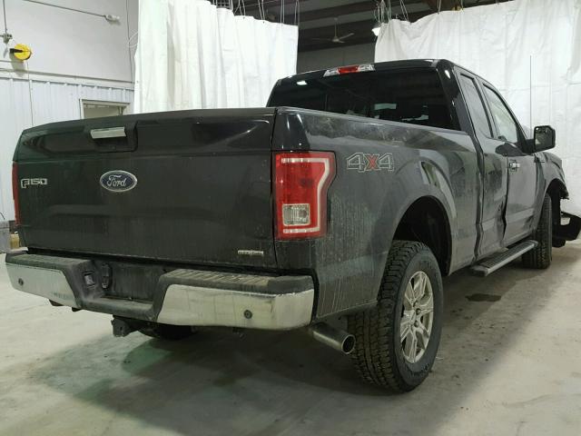 1FTFX1EF2FFC12929 - 2015 FORD F150 SUPER BLACK photo 4