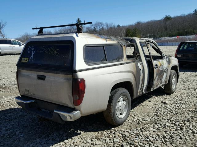 1GCCS146248197241 - 2004 CHEVROLET COLORADO TAN photo 4