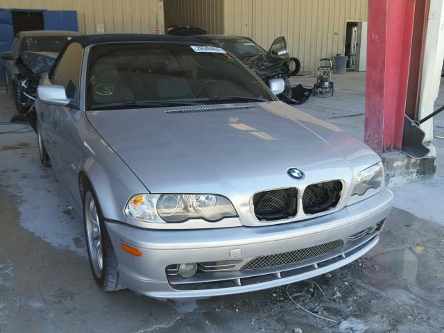 WBABS53453JU98996 - 2003 BMW 330 CI SILVER photo 1