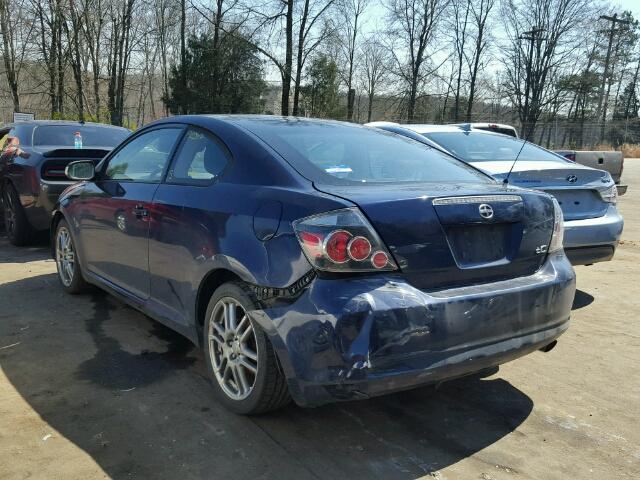 JTKDE167680245113 - 2008 TOYOTA SCION TC 蓝色 照片 3