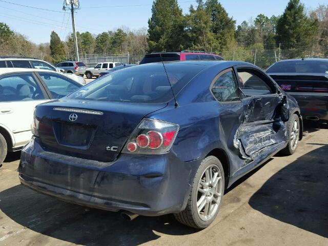 JTKDE167680245113 - 2008 TOYOTA SCION TC 蓝色 照片 4