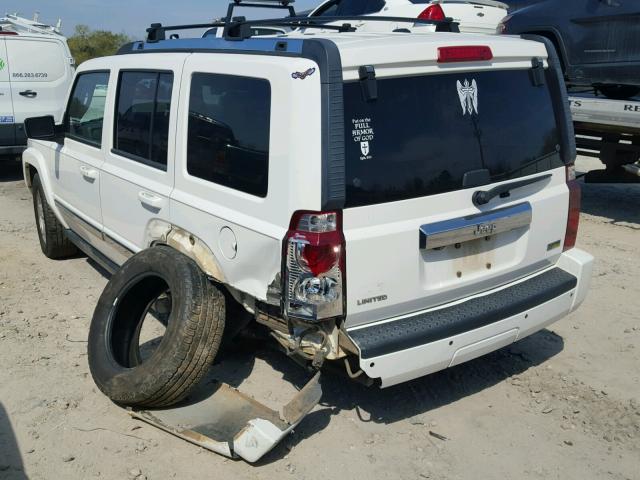 1J8HH58N28C191769 - 2008 JEEP COMMANDER WHITE photo 3