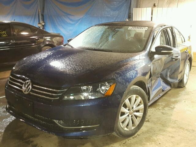 1VWAT7A31EC083101 - 2014 VOLKSWAGEN PASSAT S შავი ფოტო 2