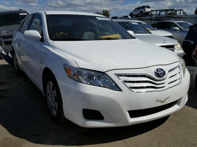 4T1BF3EK6AU511883 - 2010 TOYOTA CAMRY BASE WHITE photo 1