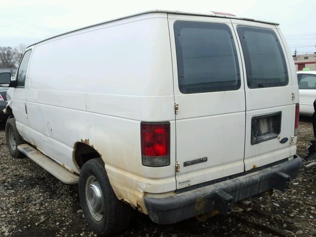 1FTNE24W86HB17594 - 2006 FORD ECONOLINE WHITE photo 3