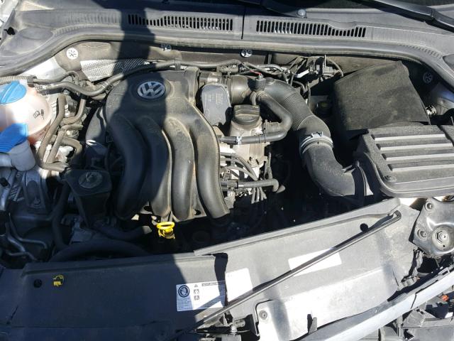 3VW2K7AJ9EM327808 - 2014 VOLKSWAGEN JETTA BASE 灰色 照片 7