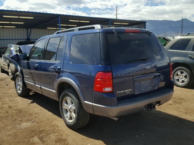 1FMZU73K74ZA78337 - 2004 FORD EXPLORER X BLUE photo 3