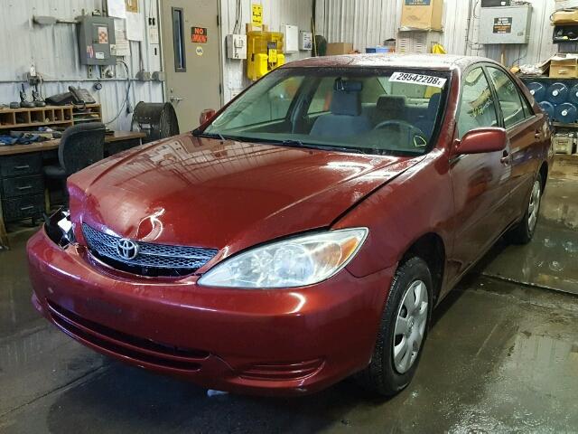 4T1BE32KX4U264220 - 2004 TOYOTA CAMRY LE MAROON photo 2