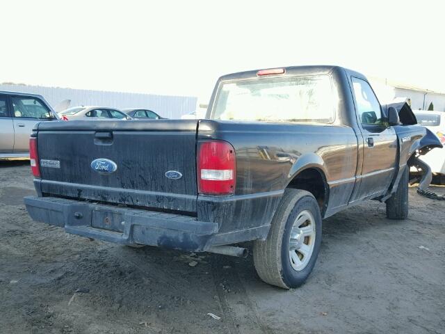 1FTYR10D78PA23599 - 2008 FORD RANGER BLACK photo 4