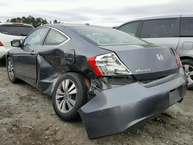 1HGCS1B89CA009232 - 2012 HONDA ACCORD EXL GRAY photo 3