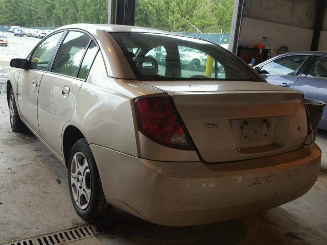 1G8AZ52F13Z155563 - 2003 SATURN ION LEVEL GOLD photo 3