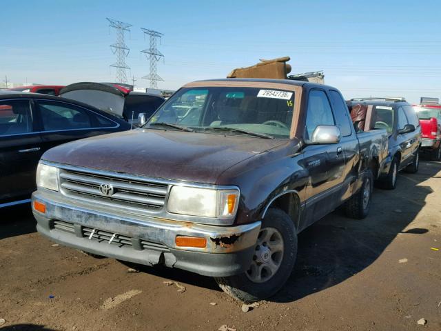 JT4TN14D5T0018130 - 1996 TOYOTA T100 XTRAC PURPLE photo 2