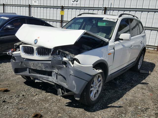 WBXPA73464WB25726 - 2004 BMW X3 2.5I WHITE photo 2