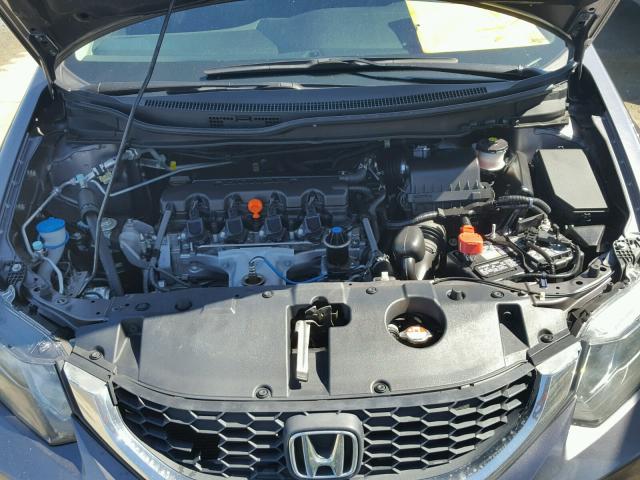 19XFB2F74FE276363 - 2015 HONDA CIVIC SE GRAY photo 7