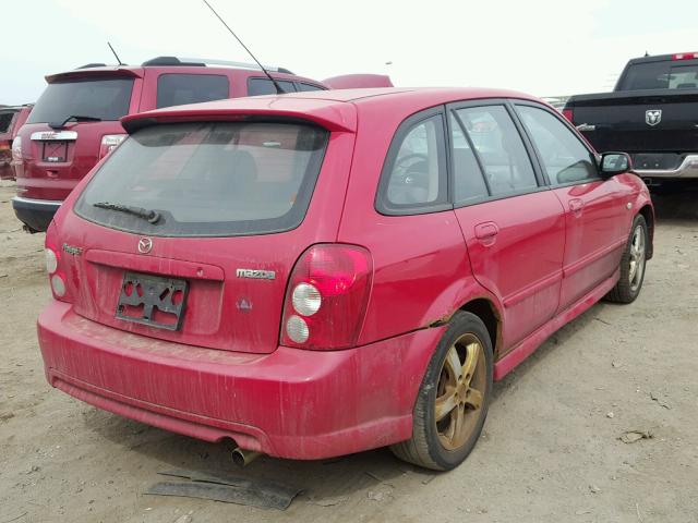 JM1BJ245731166747 - 2003 MAZDA PROTEGE PR RED photo 4