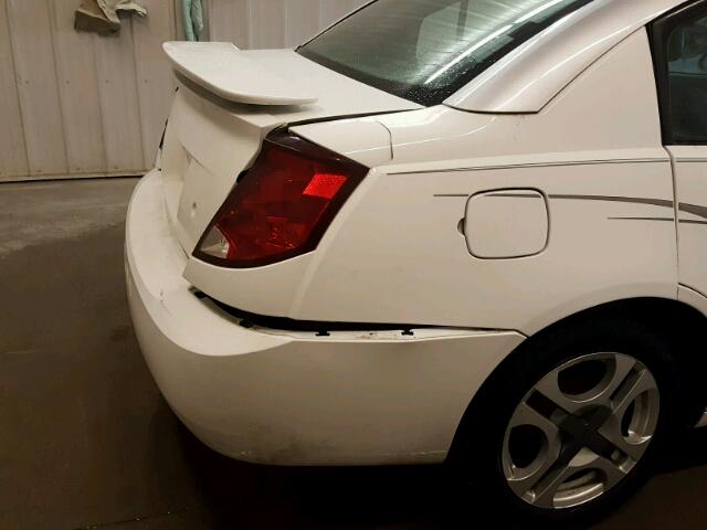1G8AL52F93Z133666 - 2003 SATURN ION LEVEL WHITE photo 9