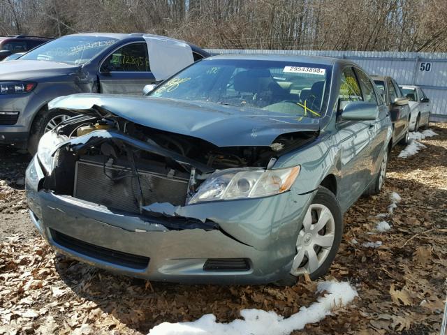 4T4BE46K29R084761 - 2009 TOYOTA CAMRY BASE GREEN photo 2