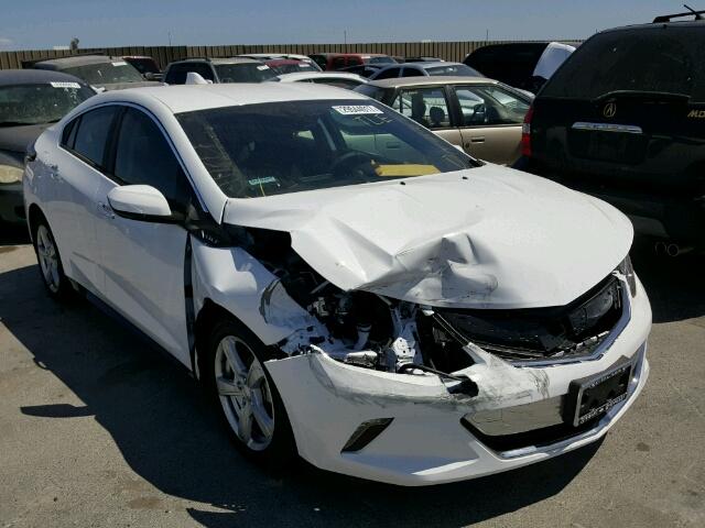 1G1RC6S57HU188538 - 2017 CHEVROLET VOLT LT WHITE photo 1