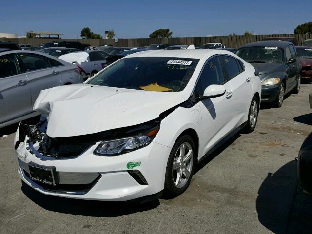 1G1RC6S57HU188538 - 2017 CHEVROLET VOLT LT WHITE photo 2