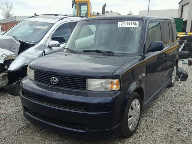 JTLKT324564106337 - 2006 TOYOTA SCION XB BLUE photo 2