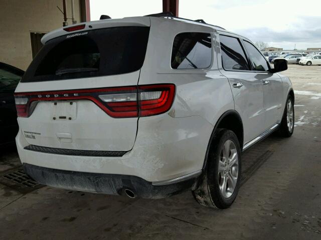 1C4RDHAG9FC869712 - 2015 DODGE DURANGO SX WHITE photo 4