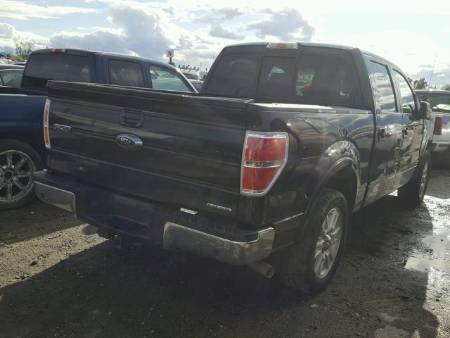 1FTFW1CFXCFC99495 - 2012 FORD F150 SUPER BLACK photo 4