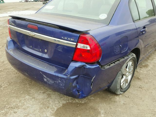 1G1ZT52895F259890 - 2005 CHEVROLET MALIBU LS BLUE photo 9