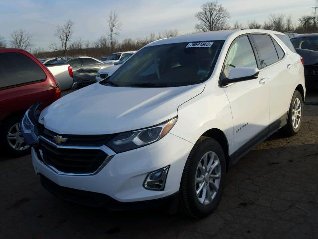 3GNAXSEV6JS598290 - 2018 CHEVROLET EQUINOX LT WHITE photo 2