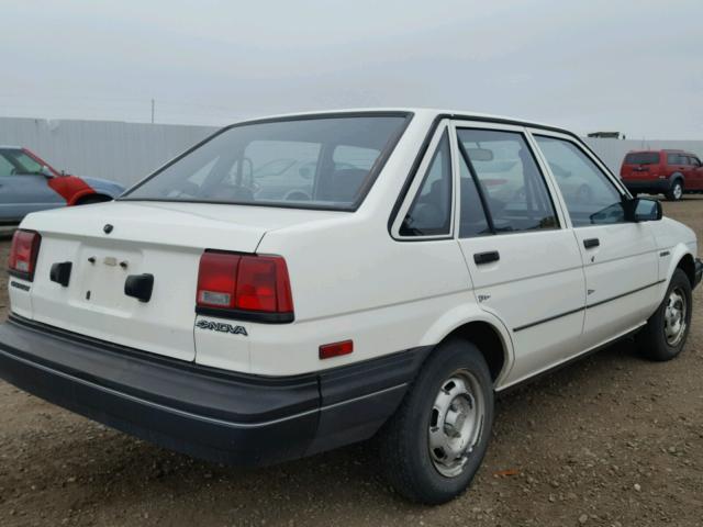 1Y1SK5141JZ052618 - 1988 CHEVROLET NOVA WHITE photo 4