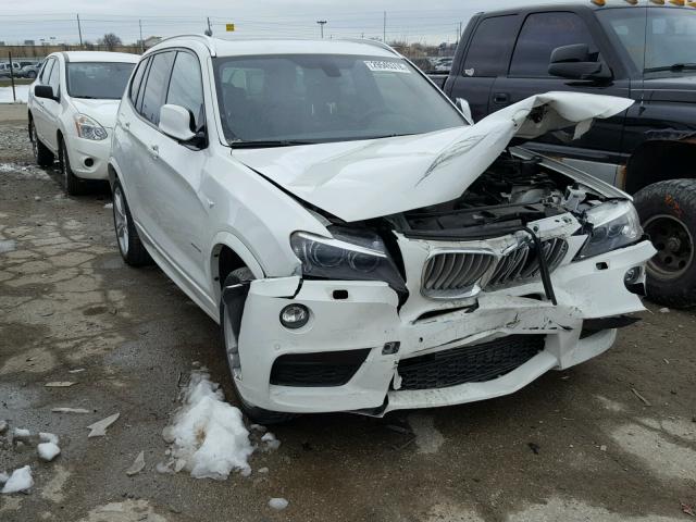 5UXWX7C59E0E79453 - 2014 BMW X3 XDRIVE3 WHITE photo 1