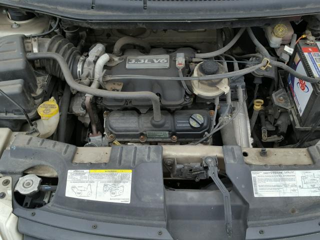 1D4GP45R47B153491 - 2007 DODGE CARAVAN SX TAN photo 7