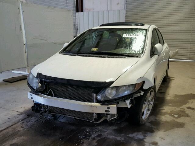 1HGFA16928L023312 - 2008 HONDA CIVIC EXL WHITE photo 9