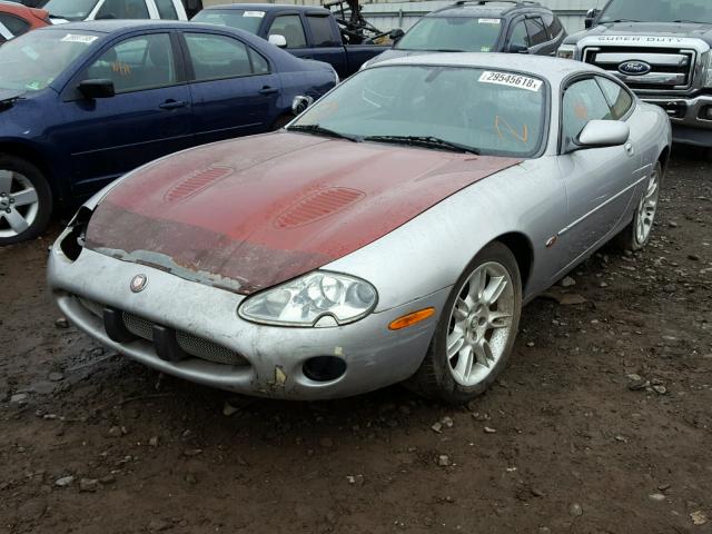 SAJDA41B21PA13609 - 2001 JAGUAR XKR SILVER photo 2