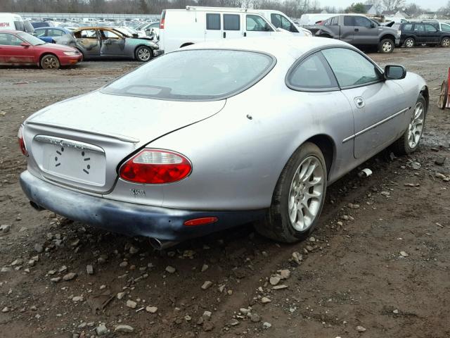 SAJDA41B21PA13609 - 2001 JAGUAR XKR SILVER photo 4