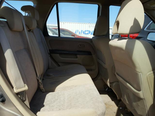 JHLRD78546C047482 - 2006 HONDA CR-V LX GOLD photo 6