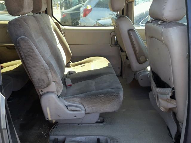 KNDUP132556692695 - 2005 KIA SEDONA EX GOLD photo 6