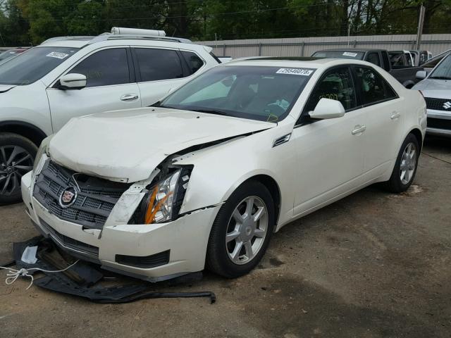 1G6DM577880122092 - 2008 CADILLAC CTS WHITE photo 2