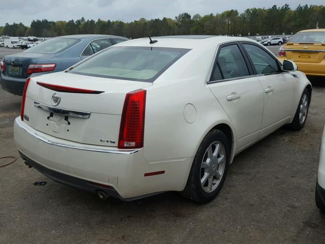 1G6DM577880122092 - 2008 CADILLAC CTS WHITE photo 4