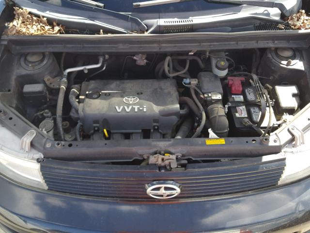 JTLKT324550207982 - 2005 TOYOTA SCION XB BLACK photo 7