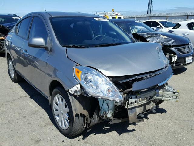 3N1CN7AP6EL862462 - 2014 NISSAN VERSA S SILVER photo 1