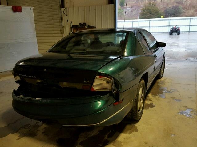 2G1WW12M3X9289009 - 1999 CHEVROLET MONTE CARL 绿色 照片 4