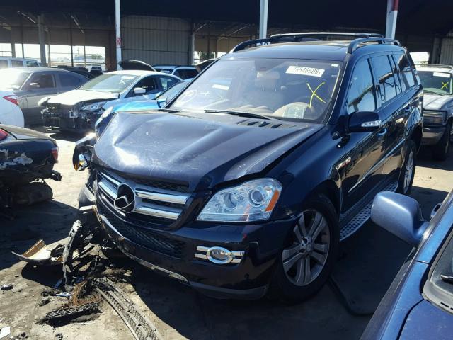 4JGBF71E78A374844 - 2008 MERCEDES-BENZ GL 450 4MA BLUE photo 2