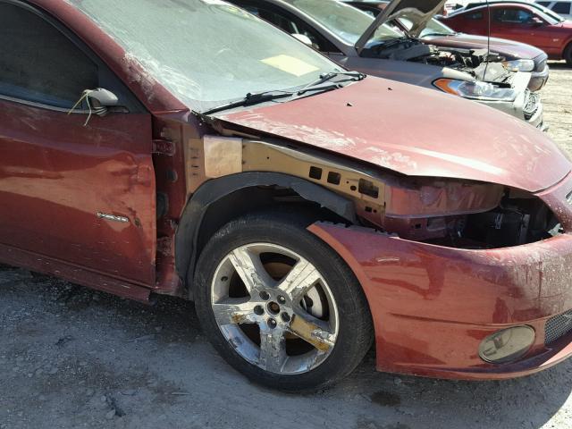 1G2ZL577894247176 - 2009 PONTIAC G6 GXP RED photo 9