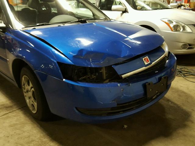 1G8AJ52F23Z171357 - 2003 SATURN ION LEVEL ლურჯი ფოტო 9