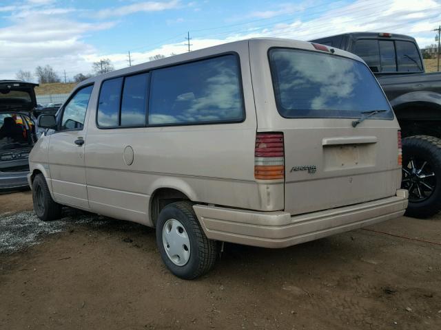 1FMDA41X1TZA45932 - 1996 FORD AEROSTAR BEIGE photo 3