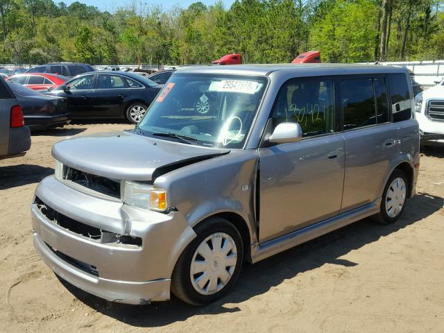 JTLKT324364124223 - 2006 TOYOTA SCION XB SILVER photo 2