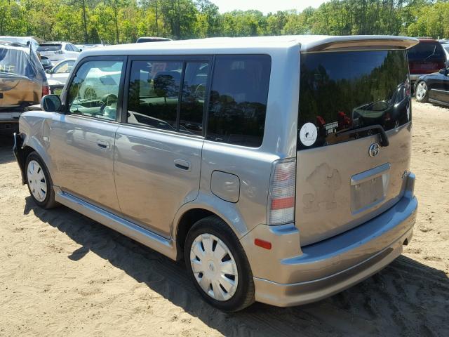 JTLKT324364124223 - 2006 TOYOTA SCION XB SILVER photo 3