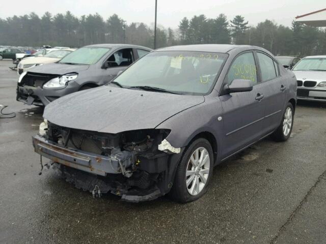 JM1BK12G471613827 - 2007 MAZDA 3 I GRAY photo 2